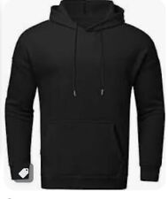 Plain black hoodies for sale  LEICESTER