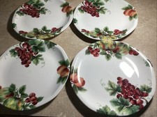 "JUEGO DE 4-platos de almuerzo de uva Royal Doulton de colección para todos los días 8,25"" - INGLATERRA" segunda mano  Embacar hacia Mexico