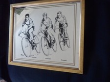 Rare cycling framed for sale  SPALDING