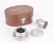 Lente de filme Canon 28mm f/3.5 LTM L39 montagem em rosca com estojo e visor #H-15132 comprar usado  Enviando para Brazil