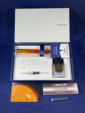 Caneta-tinteiro Sailor GB-B20 laranja translúcida sol média fina nova na caixa importação do Japão comprar usado  Enviando para Brazil