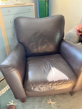 Pair brown leather for sale  BANBURY