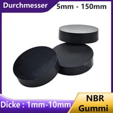 NBR Gummischeiben Unterlegscheiben Kunststoff Schwarz 5mm-150mm Beilagscheibe comprar usado  Enviando para Brazil
