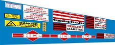 Marston trailer stickers for sale  COLERAINE