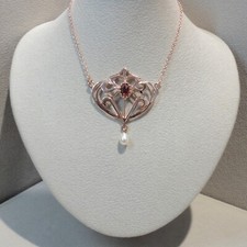 Granatschmuck collier granat gebraucht kaufen  Pforzheim