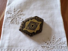 Ancien poudrier métal d'occasion  Senozan