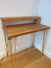 Solid wood desk for sale  LONDON