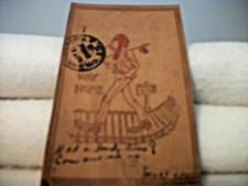 Leather postcard 1906 for sale  Troy