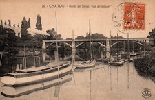 Old postcard chatou d'occasion  Expédié en Belgium