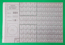 Secondary ticket sheet d'occasion  Expédié en Belgium
