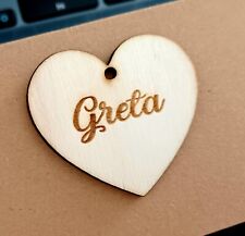 10x cuore legno usato  Napoli