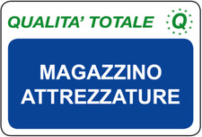 Adesivo segnaletica magazzino usato  Gravina in Puglia