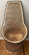 Peacock woven wicker for sale  Holtsville