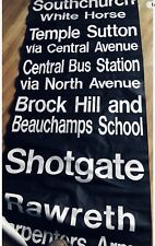 Bus destination blind for sale  TEIGNMOUTH