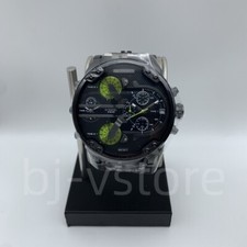Diesel DZ7311 Mr Daddy cronógrafo mostrador preto pulseira de couro multicolorido relógio masculino comprar usado  Enviando para Brazil