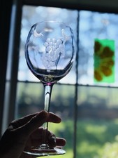 Vintage etched glass for sale  Woodstock