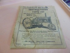 b deere john parts tractor for sale  Farwell
