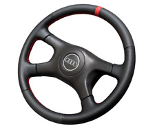 Volant CUIR NEUF pour Audi 80 90 S2 B4 91-96 point rouge avec cache avant comprar usado  Enviando para Brazil