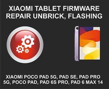 Xiaomi Tablet Flash, Reparo, Serviço Unbrick, Poco Pad, Pad SE, Pad Pro, 6S Pro comprar usado  Enviando para Brazil