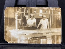 Cartão postal foto real Fort Riley Kansas 13º Calvário cozinha cozinheiro bagunça KS RPPC comprar usado  Enviando para Brazil