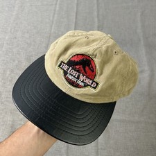 Chapéu vintage The Lost World Jurrasic Park Universal Studios nota de couro, usado comprar usado  Enviando para Brazil
