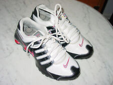 2009 Damskie buty do biegania Nike Shox NZ 366571-101 czarno-białe/różowe! Rozmiar 8,5 na sprzedaż  Wysyłka do Poland