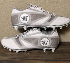 Chuteiras masculinas Warrior Burn 7.0 lacrosse médio tamanho 13 prata branca QUEIMADA COM ETIQUETAS comprar usado  Enviando para Brazil