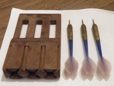wood vintage dart case for sale  Gaylord