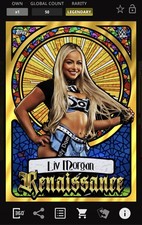 TOPPS WWE SLAM DIGITAL 75CC LIV MORGAN LEGENDARY MERLIN 25 EDIÇÃO LIMITADA OURO comprar usado  Enviando para Brazil