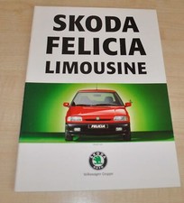1997 Skoda Felicia Sedan Brochure Broszura DE, używany na sprzedaż  PL
