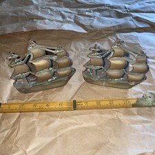 Pair vintage brass for sale  HEREFORD