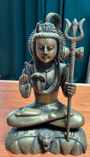 Bronzestatue shiva dakshina gebraucht kaufen  Kiel