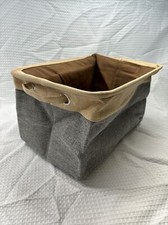 Lixeira de armazenamento dobrável/cesta de armazenamento, organizador de lixeiras cinza/castanho/marrom comprar usado  Enviando para Brazil