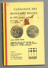 Catalogue monnaies belges d'occasion  Expédié en Belgium