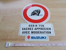 Autocollant moto suzuki d'occasion  Toulon-