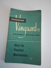 Standard vanguard 111 for sale  SWANSEA