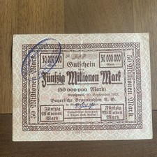 Notgeld millionen mark gebraucht kaufen  Schwindegg