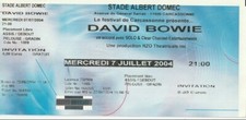David bowie ticket d'occasion  Lézignan-Corbières