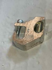 Burndy BTCGC250, brida gruesa de 1/2", aluminio, abrazadera de tierra para bandeja de cables (B3) segunda mano  Embacar hacia Mexico
