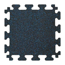 Piso de borracha grossa preta TrafficMaster para academia (6 azulejos\caixa) comprar usado  Enviando para Brazil