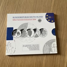 Silber gedenkmünzen satz gebraucht kaufen  Leipzig