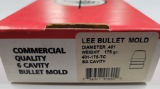 90690 LEE BULLET MOLDE 6 CAVIDADES 401-175-TC .401′′ 175 GRÃOS - ÓTIMO NA CAIXA comprar usado  Enviando para Brazil
