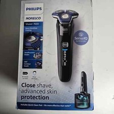 Barbeador elétrico Philips Norelco 7600 recarregável úmido e seco com Sense IQ comprar usado  Enviando para Brazil