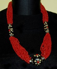 Collana corallo rosso usato  Vignate
