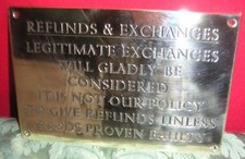 Vintage refunds exchanges for sale  TODMORDEN