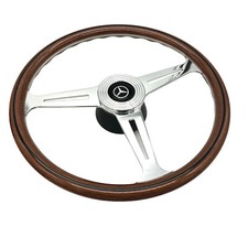 Volante de madeira vintage Mercedes-Benz SL R107 71-79 Luisi Montecarlo 390mm, usado comprar usado  Enviando para Brazil