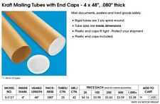 Kraft mailing tubes for sale  Norwood