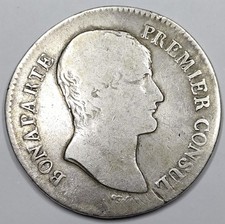 RARE Monnaie Argent, 5 Francs Napoléon Premier Consul An 12 M (Toulouse) 24.5g, usado comprar usado RARE Monnaie Argent, 5 Francs Napoléon Premier Consul An 12 M (Toulouse) 24.5g, usado comprar usado  Enviando para Brazil
