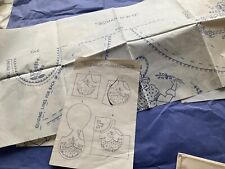 Vintage embroidery transfers for sale  STOWMARKET