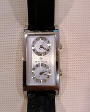 Vintage SANDOZ Relógio de Quartzo Analógico Cuidado Curvo Movimento Duplo - Novas Baterias comprar usado  Enviando para Brazil